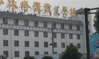 河南少林寺塔沟武校